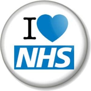 I love NHS Badge